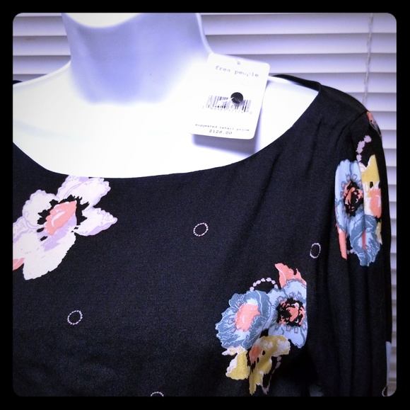 Free People mini dress. "Night Combo" - Picture 1 of 7